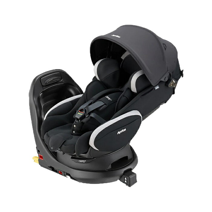 【訳あり・在庫限り・お買い得】 アウトレット Aprica アップリカ フラディア プラス ISOFIX シルバーブラック SV チャイルドシート 回転式 ベット型 4年保証 正規品 送料無料