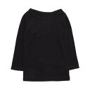 F.O正規販売店 長袖 Ampersand アンパサンド かくれんぼインナーあったかフライス ロングスリーブTシャツ ブラック 120cm 肌着 長袖 9分袖 FOインターナショナル あす楽対応(4)