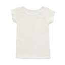 F.O正規販売店 半袖 Ampersand アンパサンド かくれんぼインナー 起毛接結天竺 ショートスリーブTシャツ オフホワイト 110cm 肌着 FOインターナショナル(4)