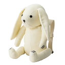 送料ラッピング無料 マールマール リュック ぬいぐるみ バニー アイボリー MARLMARL BFF+ bunny ivory 2WAY