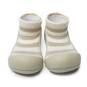 Attipas アティパス Stripe ストライプ オリーブ 11.5cm ベビーシューズ ファーストシューズ トレーニングシューズ