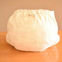 【メール便対応】 kucca クッカ 布おむつカバー たんぽぽcotton花火 Lサイズ 10kg〜 テープタイプ トイレトレーニング
