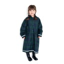 レインコート ブラックウォッチ 140cm ランドセル対応 キッズ 子供 レイングッズ 雨具 入園 入学準備 カッパ 女の子 男の子 反射 シンプル おしゃれ 小学生 撥水 ユアーズアーミーワールド(4)