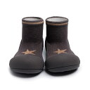 Attipas アティパス Star スター チャコール 11.5cm ベビーシューズ ファーストシューズ トレーニングシューズ
