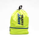 \全商品12倍!/2025年 最新作 ナイキ NIKE 2ルーム プールバッグ SS25 イエロー ナップサック リュック プールバッグ 水着バッグ プール用バ...