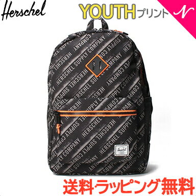 【正規品】【ポイント10倍】 HERSCHEL ハーシェル HERITAGE Youth ヘリテージ ユース stencil Roll Call orange リュックサック バックパック 塾 遠足 旅行用 あす楽対応