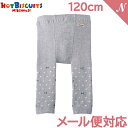 ＼全商品12倍！／正規品 ミキハウス ホットビスケッツ mikihouse HOT BISCUITS リボン×ドット レギンス グレー 120cm 70-9802-824 スパッツ あす楽対応