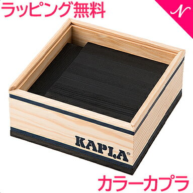 カプラ カラー 【正規品】 積み木 ブロック 知育玩具 KAPLA カプラ カラーカプラ ブラック 40ピース あす楽対応