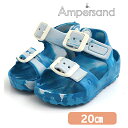 F.O正規販売店 Ampersand アンパサンド EVA サンダル ブルー 20cm マジックテープ 水遊び おしゃれ サンダル FOインターナショナル あす...