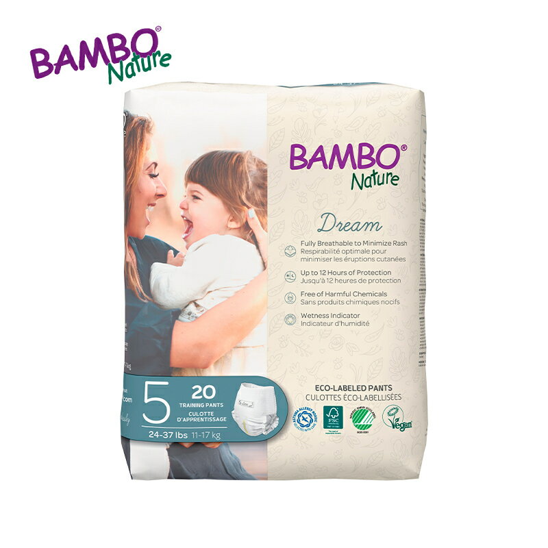 【送料無料】【ラッピング無料】プレミアム紙おむつ バンボネイチャー ドリーム BAMBO Nature パンツタイプ ジュニア…