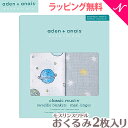 ＼全商品15倍！／【日本正規品】 エイデンアンドアネイ エッセンシャルズ aden+anais essentials モスリン スワドル スペースカデット space cadet 2枚入り おくるみ ブランケット プレウォッシュ加工 あす楽対応