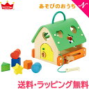 エドインター あそびのおうち 木製玩具 木のおもちゃ 知育玩具 型はめ 送料無料