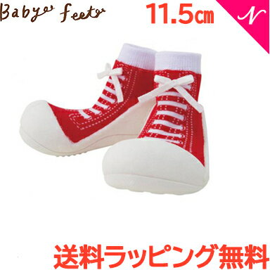 ＼全商品15倍！／Baby feet ベビーフィート スニーカーズレッド 11.5cm ベビーシュー ...