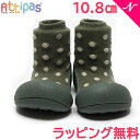 Attipas アティパス Dotdot ドットドット カーキ 10.8cm ベビーシューズ ファーストシューズ トレーニングシューズ