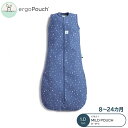 8～24か月向け ergoPouch エルゴポーチ ジャージースリーピングバッグ 8～24か月 ナイトスカイ Jersey Sleeping Bag 1.0 TOG ZEPJB-1.0T 巻かないおくるみ スワドル オーガニックコットン スリーパー 夜泣き あす楽対応【ナチュラルリビング】