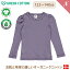 12+400ߥݥ󡪡᡼̵ ꡼󥳥åȥ Musli ˥ååȥ  Ĺµ ȥåץ 饤å COZY RIB top Lilac fog 122140cm