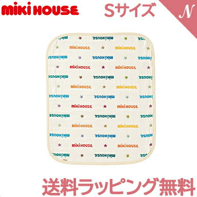 ミキハウス正規販売店 ミキハウス mikihouse ロゴ刺繍 六重織 ガーゼケット Sサイズ 66×54cm 日本製 ブランケット あす楽対応