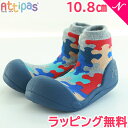 Attipas アティパス パズル ネイビー 10.8cm ベビーシューズ ファーストシューズ トレーニングシューズ あす楽対応