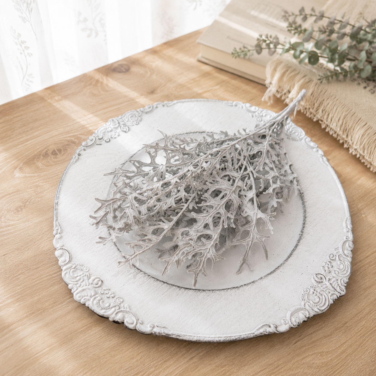 シロタエギク 白妙菊 約20g ドライフラワー｜シルバーリーフ 花材 リース スワッグ ハンドメイド ナチュラル インテリア