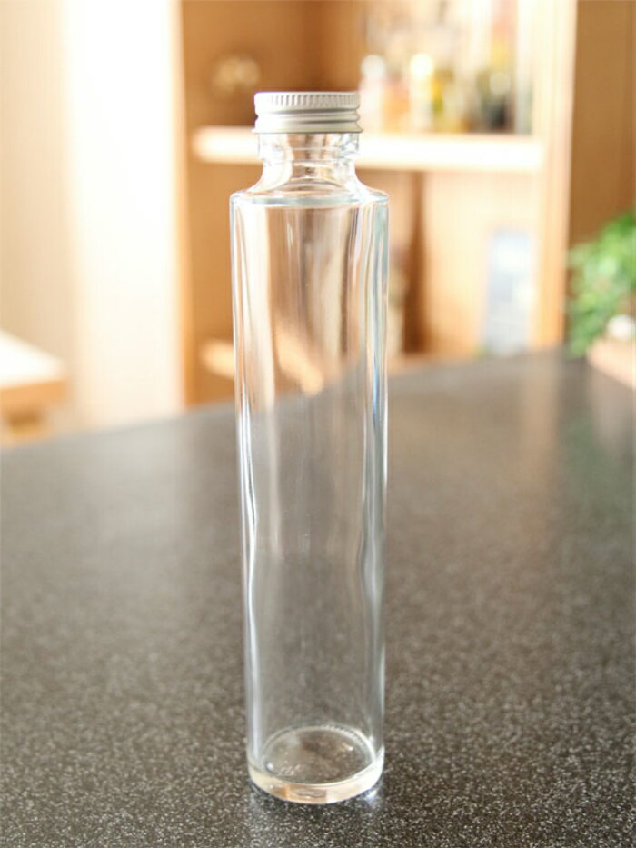 ハーバリウム瓶 200ml×5本セット（アルミキャップ付き） ハーバリウム 瓶 円柱 円柱大 丸瓶 ハーバリウムガラス瓶 ガラス瓶 ガラスボトル ハーバリウム 植物標本 国産 国内産 日本製 2