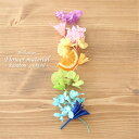 【ハーバリウム キット】ハーバリウム 花材 セット1本分(レインボーカクテル) 虹 オレンジ 夏 サマー カクテル 植物標本 柑橘 フルーツ キット 手作り 初...