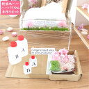 <メッセージシール付> 【 桜並木 】 固まるハーバリウム ティッシュケース キット 【花材&制作マニュアル付】 ( さくら 桜 お花見 卒業 入学 就職 母の...