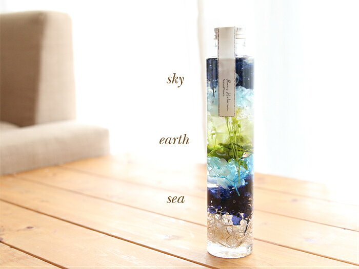 ハーバリウム 地球 【完成品】 誕生日 EARTH 父の日 男性 プレゼント ギフト 花 ア...