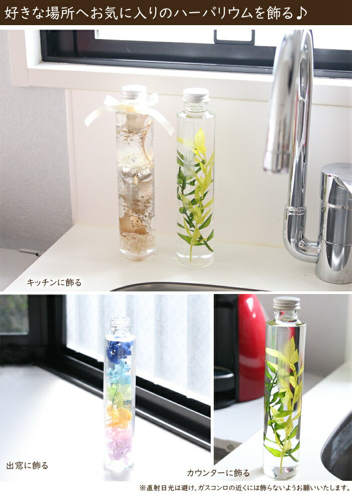 海辺で飲むカクテルをイメージしたハーバリウム完成品 ハーバリウム シーサイドカクテル 海辺 海 青 夏 独特の上品 プレゼント 植物標本 ギフト 母の日 自然 花 敬老の日 誕生日