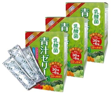 3箱セット 乳酸菌青汁ゼリーα 540g(15g×36包)