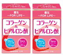 豊生 コラーゲン&ヒアルロン酸 120粒 2個セット コラーゲン