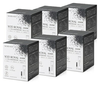 SODロイヤル ハトムギ配合 乳酸菌発酵 黒胡麻 3g×60包 6箱セット 丹羽メディカル