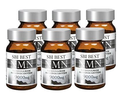 SBI BEST NMN 60粒 約30日分 6個セット 日本製 美容 ニコチンアミドモノヌクレオチド