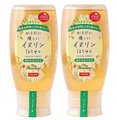 からだに優しいイヌリンはちみつ 500g 2個セット マイハニー 機能性表示食品