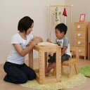 子供用 デスク チェア 2点セット キッズテーブル チェアセット 幅60cm 木製 おしゃれ 引き出し 引出し ミニデスク 机 椅子 お絵かき 高さ調節 ナチュ...