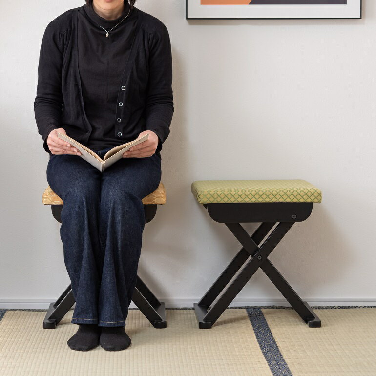 スツール 木製 折りたたみ 収納 完成品 背もたれなし 和室用椅子 コンパクト 腰かけ 腰掛 足置き 折り..