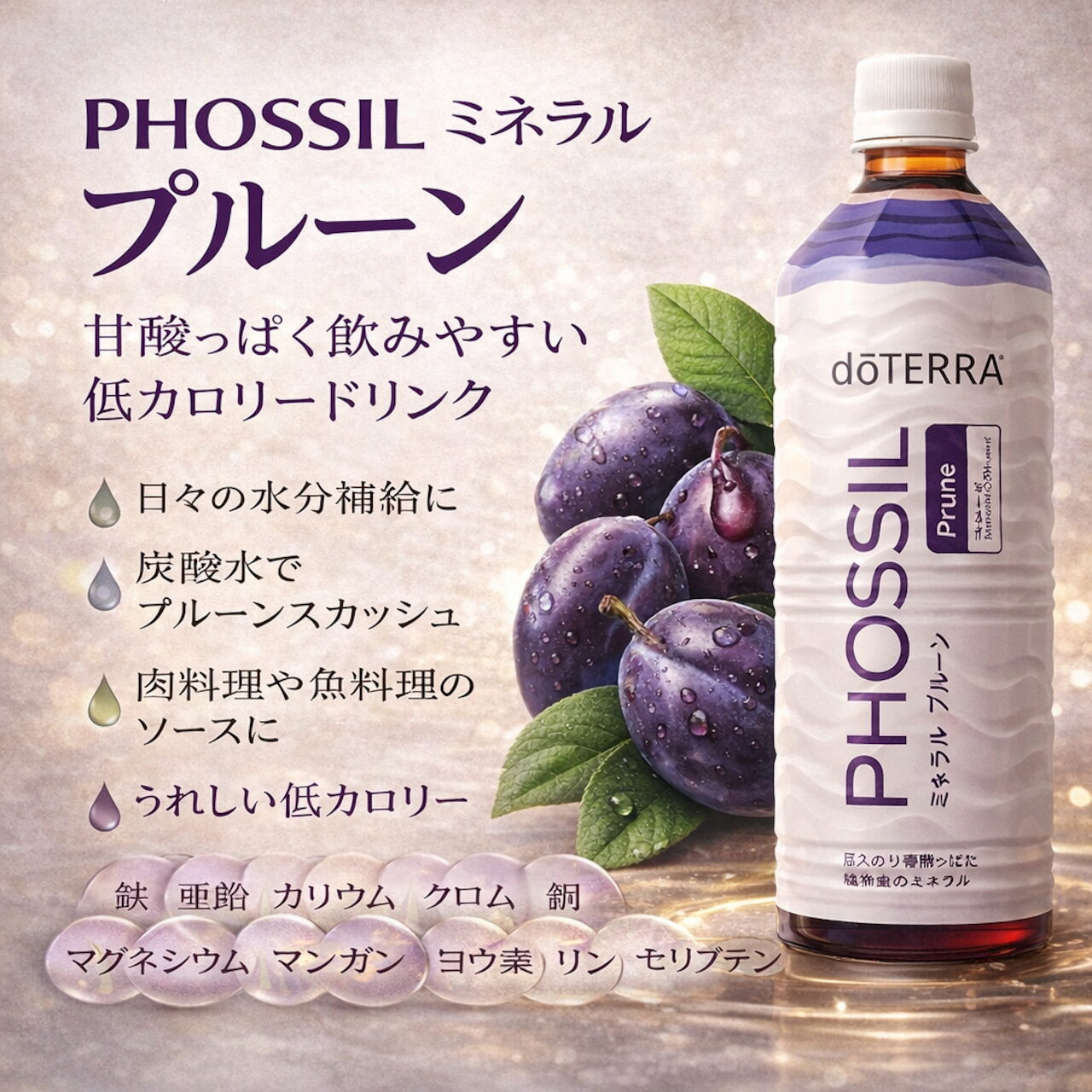 楽天市場】ドテラ phossil ミネラル ピンクパイン 550mlの通販