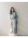 【SALE/40%OFF】オフショル裏毛トップス&チュールスカート NATURAL BEAUTY BASIC ナチュラルビューティベーシック スーツ・フォーマル...