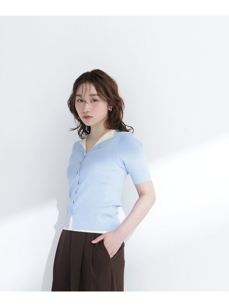 【SALE／50%OFF】レイヤードライクスキッパーニット NATURAL BEAUTY BASIC ナチュラルビューティベーシック トップス ニット グレー ブルー ネイビー【RBA_E】【送料無料】[Rakuten Fashion] naturalbeautybasic-10011970 NATURAL BEAUTY BASIC パッケージ画像