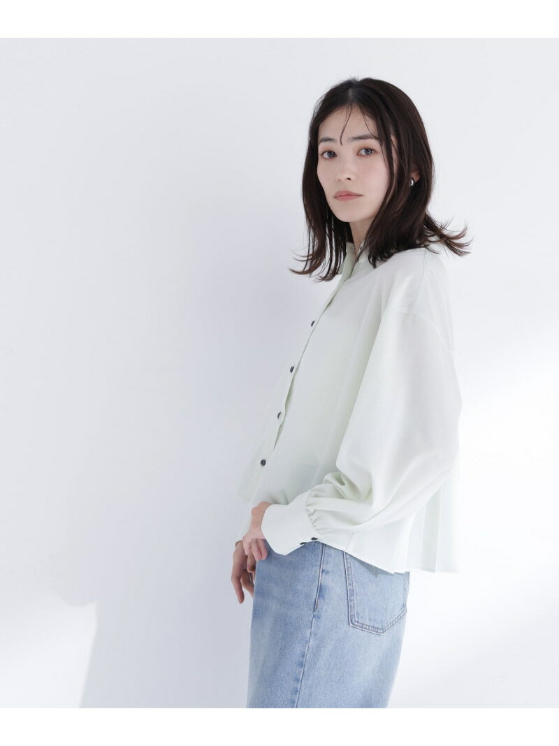 Rakuten - 【SALE／30%OFF】バックプリーツデザインシャツ NATURAL BEAUTY BASIC ナチュラルビューティベーシック トップス シャツ・ブラウス ホワイト ブルー【RBA_E】【送料無料】[Rakuten Fashion]