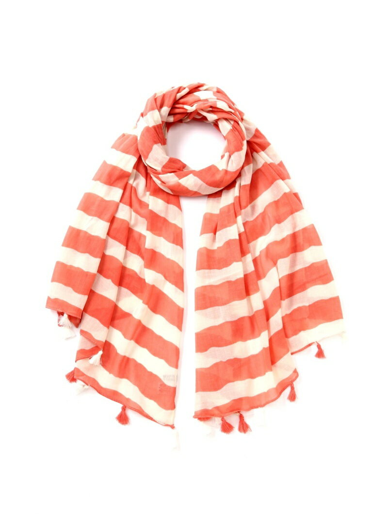 【SALE／70%OFF】フリーボーダーストール NATURAL BEAUTY BASIC ナチュラルビューティベーシック ファッション雑貨 マフラー・ストール・ネックウォーマー ブルー ピンク【RBA_E】[Rakuten Fashion]