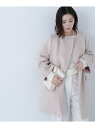 【SALE/10%OFF】ノーカラーミドルコート 24AW NATURAL BEAUTY BASIC ナチュラルビューティベーシック ジャケット・アウター その...
