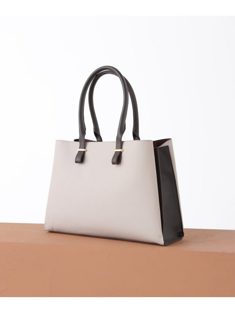 トラペーズクラッシートートバッグ NATURAL BEAUTY BASIC ナチュラルビューティベーシック バッグ トートバッグ ブラック【送料無料】[Rakuten Fashion]のサムネイル