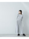 【SALE/55%OFF】裏毛トップス&フレアスカート NATURAL BEAUTY BASIC ナチュラルビューティベーシック スーツ・フォーマル セットアッ...