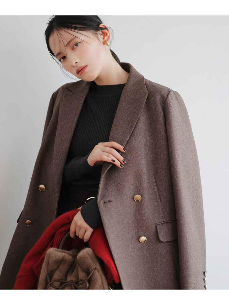 ＜CLASSY.12月号 お仕事名品Award 2025＞「ジャケット賞」ダブルブレストボクシージャケットII NATURAL..