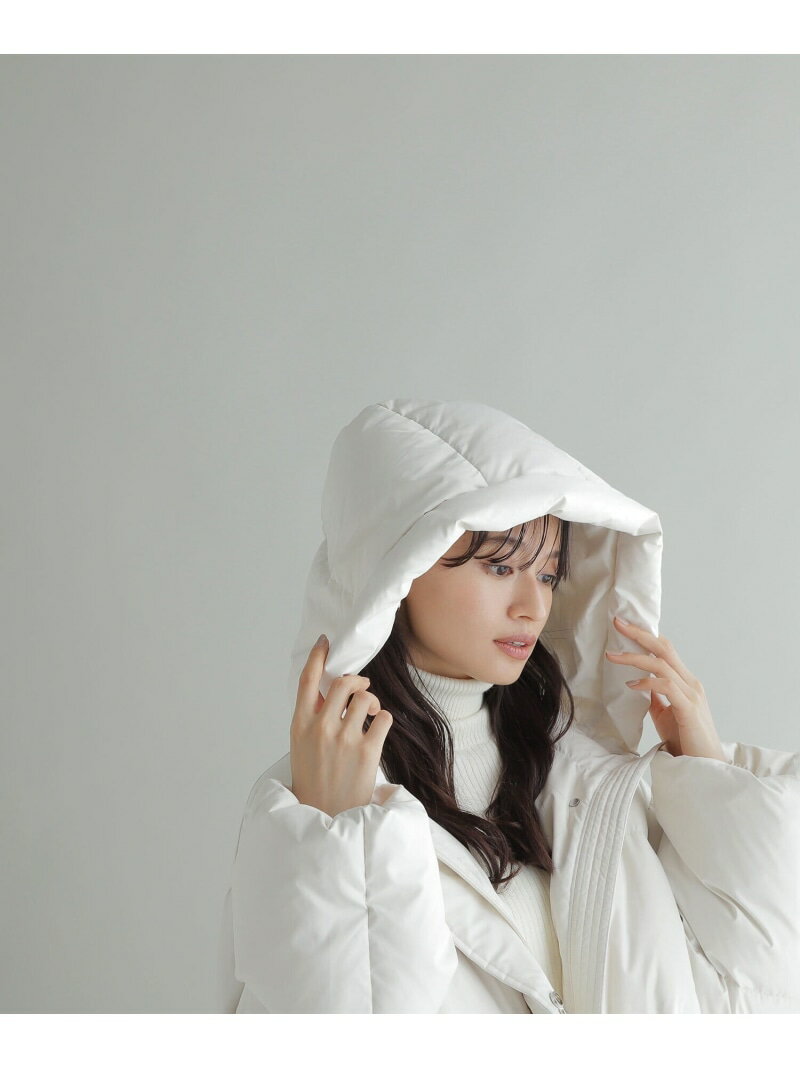 ショートフードダウン23AW NATURAL BEAUTY BASIC ナチュラルビューティベーシック ジャケット・アウター ブルゾン・ジャンパー ホワイト ブラック【送料無料】[Rakuten Fashion]のサムネイル