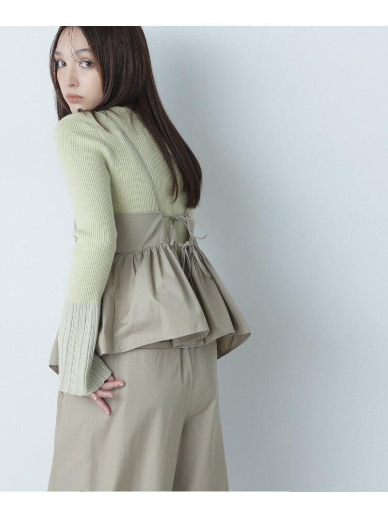 【SALE／60%OFF】クロップドキャミ NATURAL BEAUTY BASIC ナチュラルビューティベーシック トップス シ..