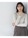 Vネックハトメスリーブニット NATURAL BEAUTY 