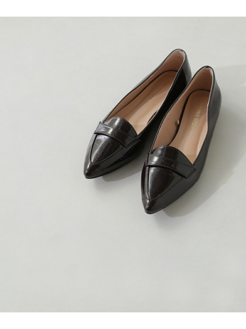 ポインテッドローファーカッター23AW NATURAL BEAUTY BASIC ナチュラルビューティベーシック シューズ・靴 パンプス ブラウン ブラック【送料無料】[Rakuten Fashion]のサムネイル