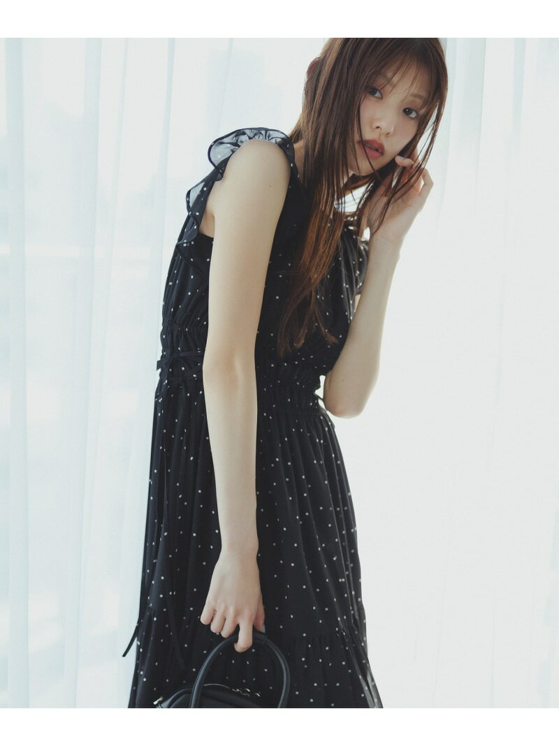 楊柳サイドリボンワンピース NATURAL BEAUTY BASIC ナチュラルビューティベーシック ワンピース・ドレス ワンピース ピンク ブラック グレー【送料無料】[Rakuten Fashion]のサムネイル