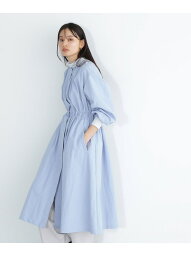 ナチュラルビューティーベーシック 服 レディース 【SALE／50%OFF】ノーカラーナイロンコート 24SS NATURAL BEAUTY BASIC ナチュラルビューティベーシック ジャケット・アウター その他のジャケット・アウター ブルー ホワイト ベージュ【RBA_E】【送料無料】[Rakuten Fashion]